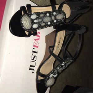 Just fab wedge sandals